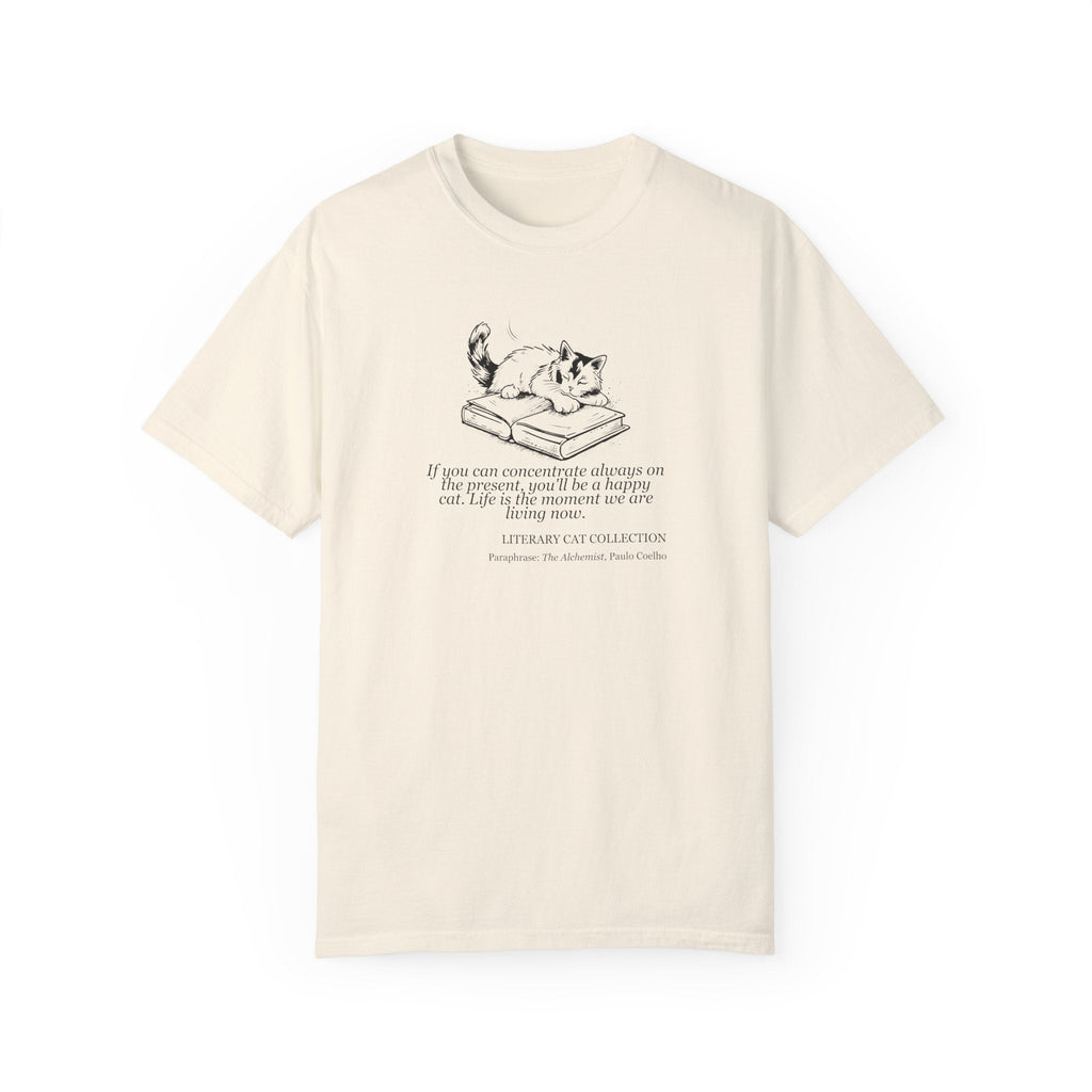 Literary Cat Unisex T-Shirt - The Alchemist - Clothing, T-shirts - EpiAl's Shop
