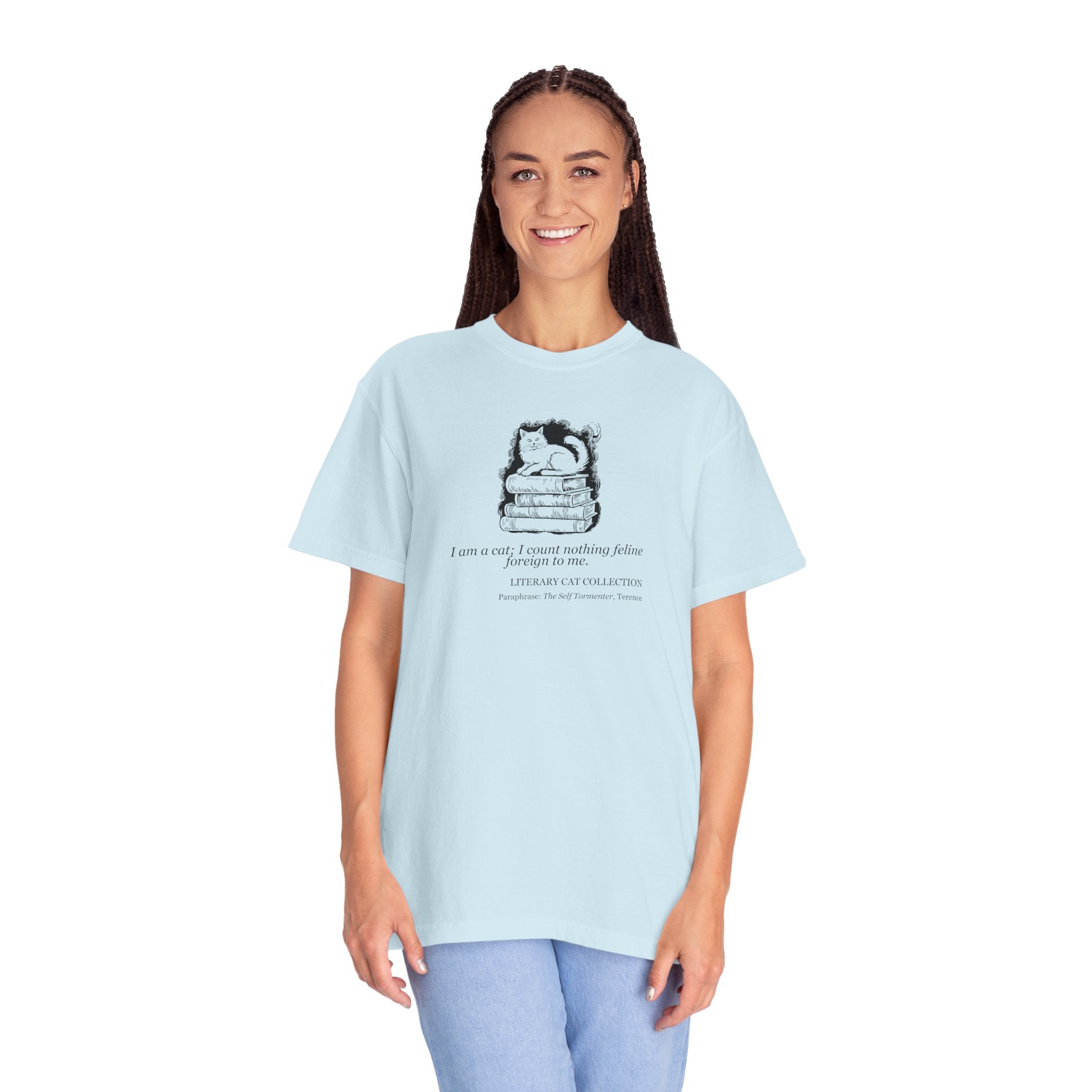 Literary Cat Unisex T-Shirt - The Self Tormenter - Clothing, T-shirts - EpiAl's Shop