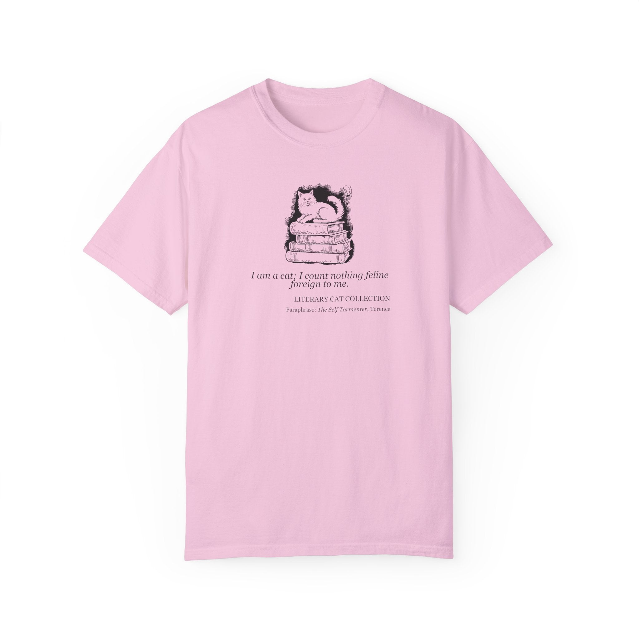 Literary Cat Unisex T-Shirt - The Self Tormenter - Clothing, T-shirts - EpiAl's Shop