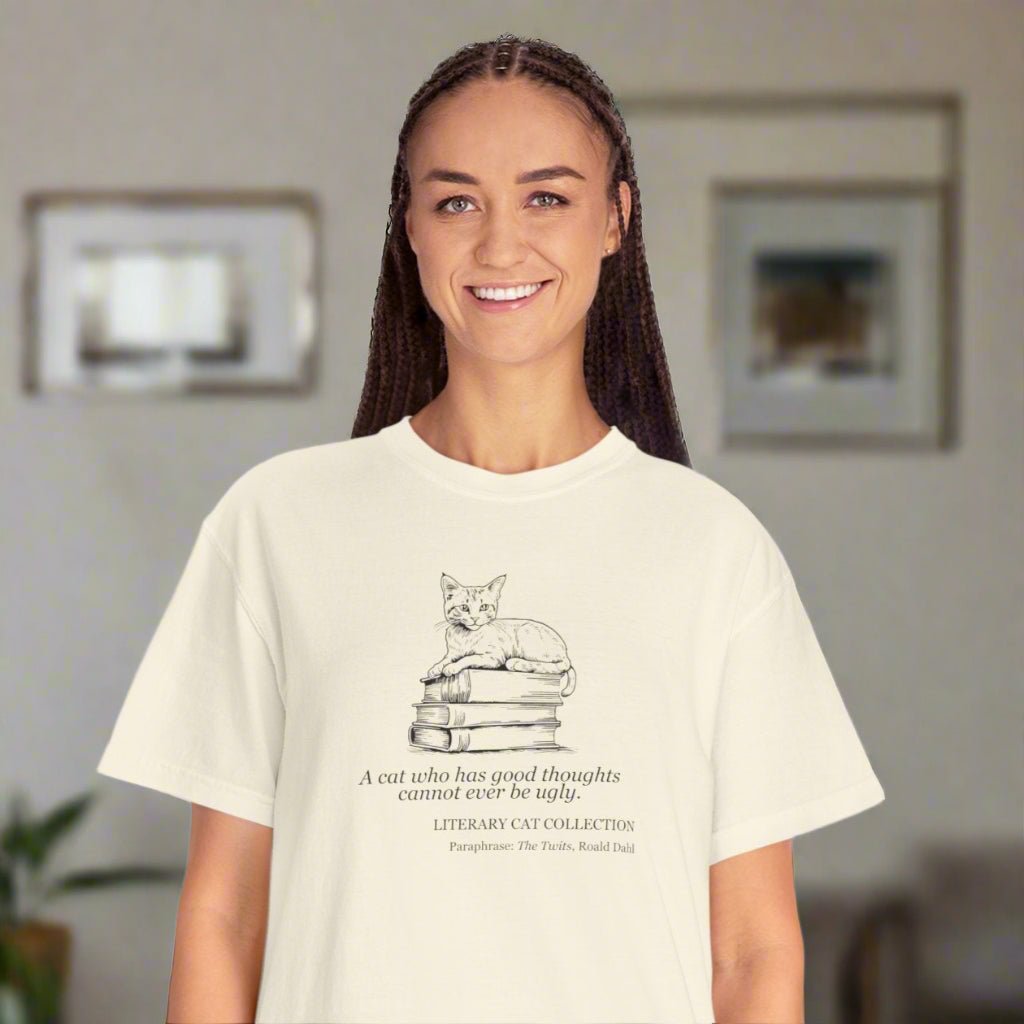 Literary Cat Unisex T-Shirt - The Twits - Clothing, T-shirts - EpiAl's Shop
