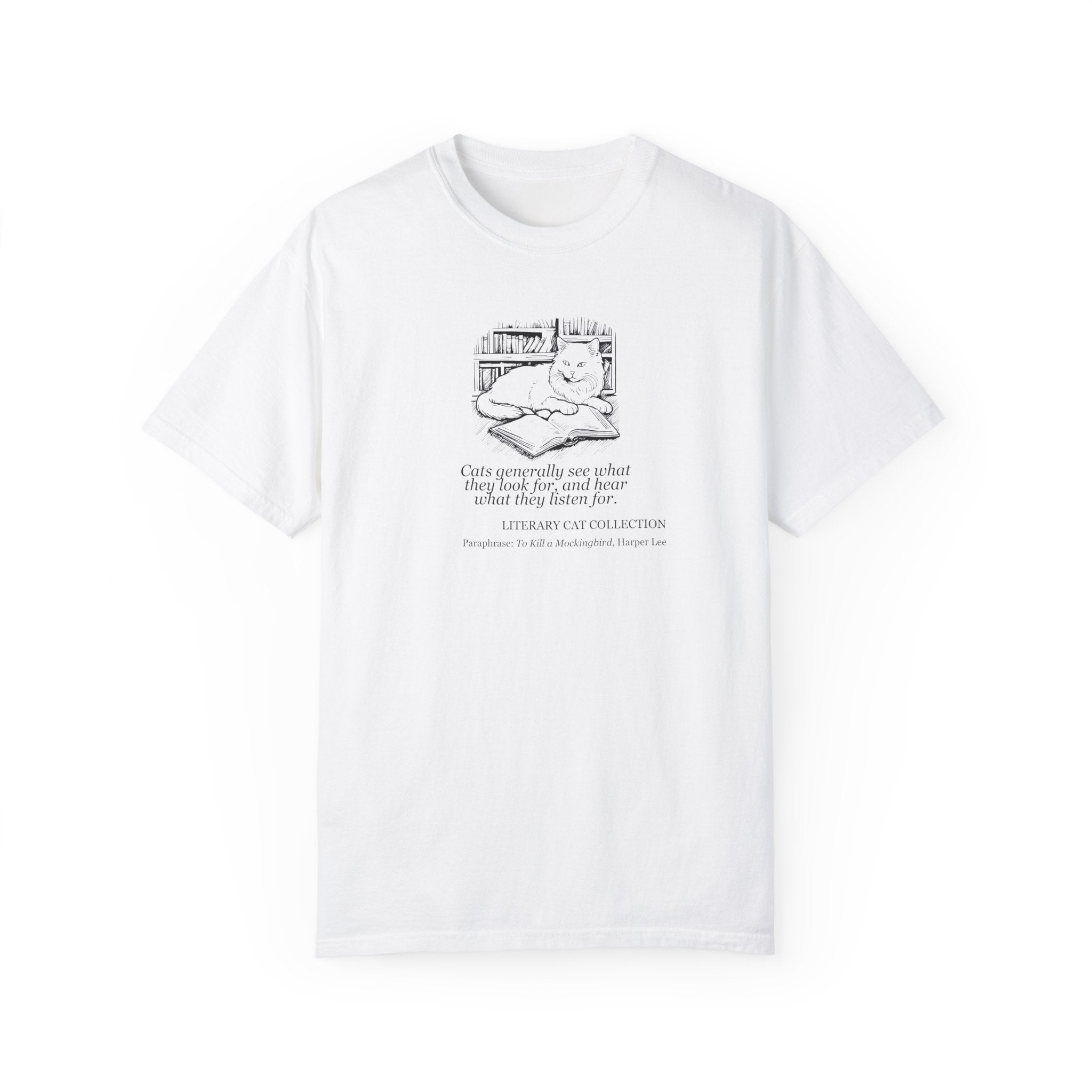 Literary Cat Unisex T-Shirt - To Kill a Mockingbird 2 - Clothing, T-shirts - EpiAl's Shop