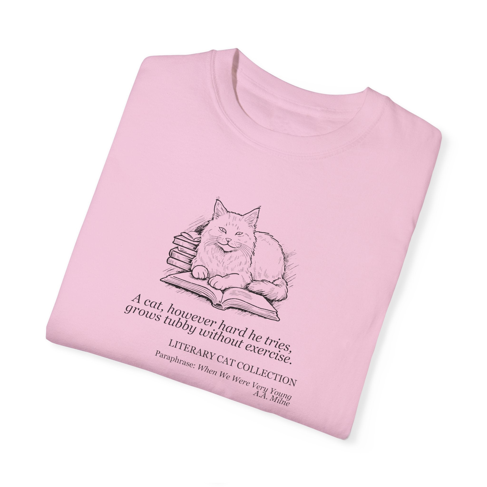 Literary Cat Unisex T-Shirt - When We Were Very Young - Clothing, T-shirts - EpiAl's Shop