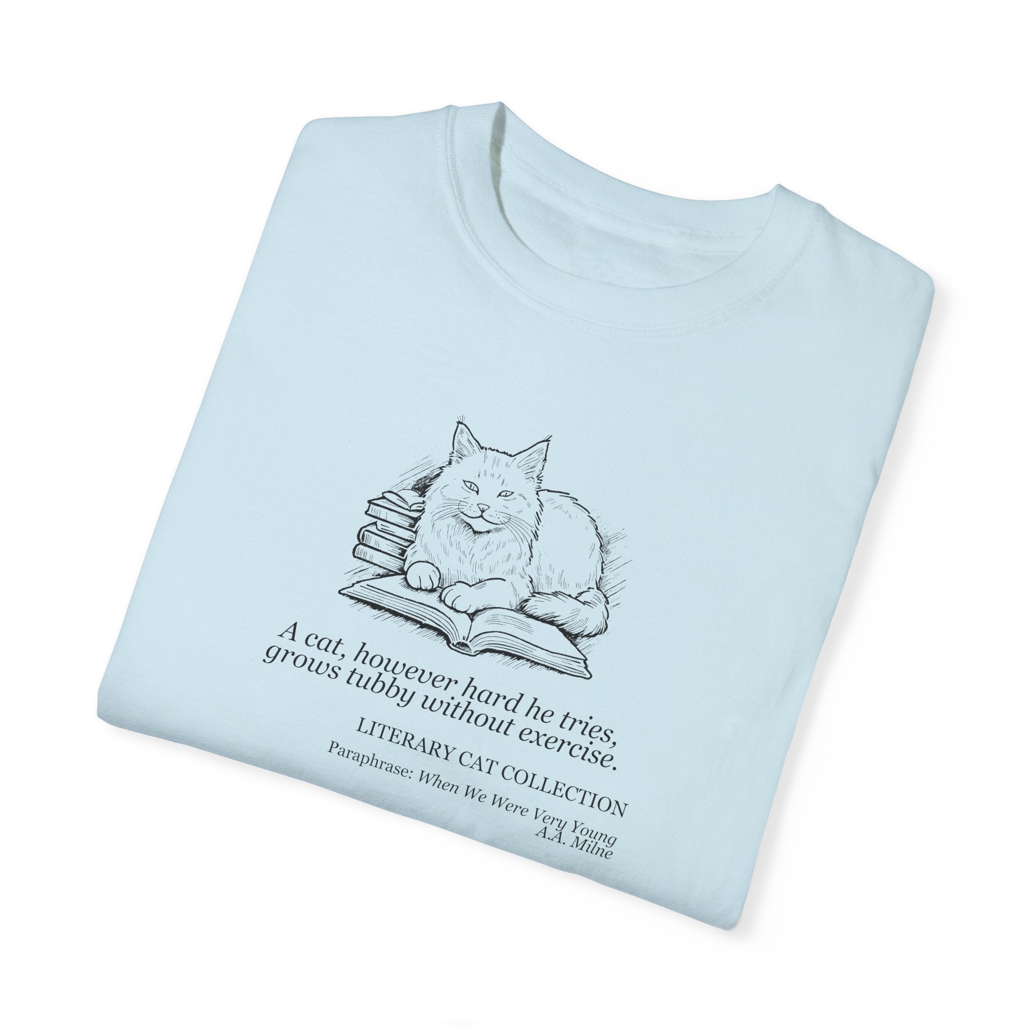 Literary Cat Unisex T-Shirt - When We Were Very Young - Clothing, T-shirts - EpiAl's Shop
