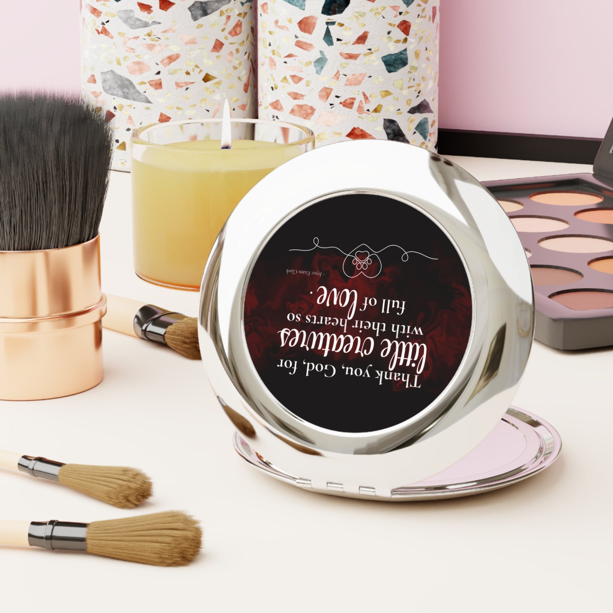 Little Creatures Compact Travel Mirror - Accessories, Beauty, Travel Mirror - EpiAl's Shop