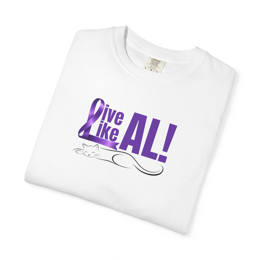 Live Like AL T-Shirt – Epilepsy Awareness Cat Tee - Clothing, Unisex, T-Shirts - EpiAl's Shop