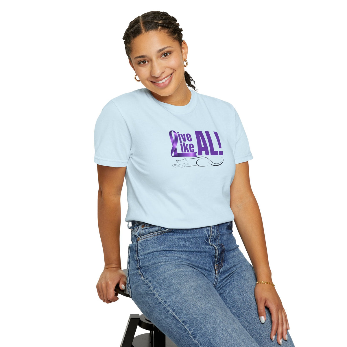Live Like AL T-Shirt – Epilepsy Awareness Cat Tee - Clothing, Unisex, T-Shirts - EpiAl's Shop