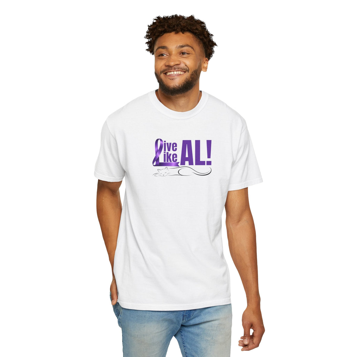 Live Like AL T-Shirt – Epilepsy Awareness Cat Tee - Clothing, Unisex, T-Shirts - EpiAl's Shop