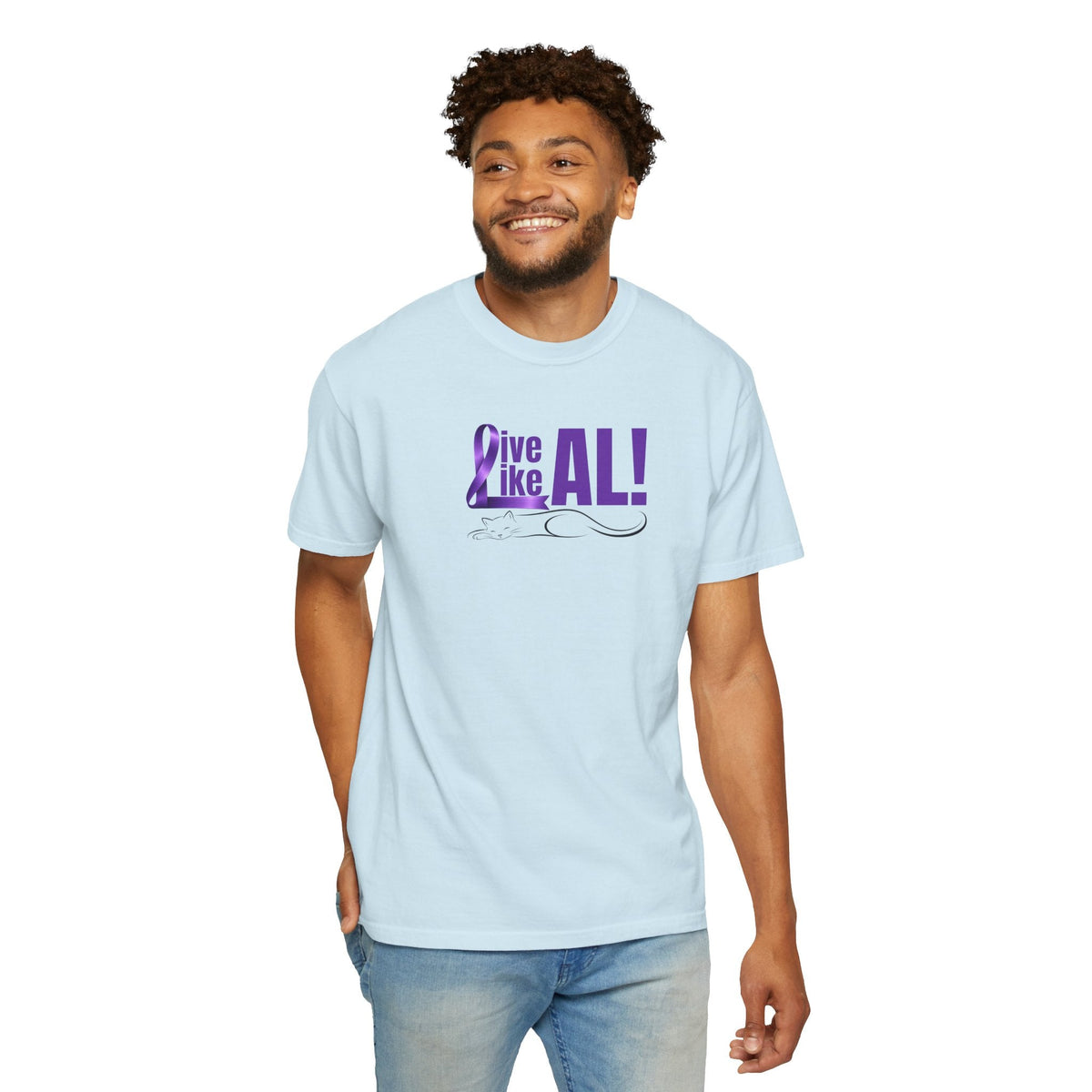 Live Like AL T-Shirt – Epilepsy Awareness Cat Tee - Clothing, Unisex, T-Shirts - EpiAl's Shop
