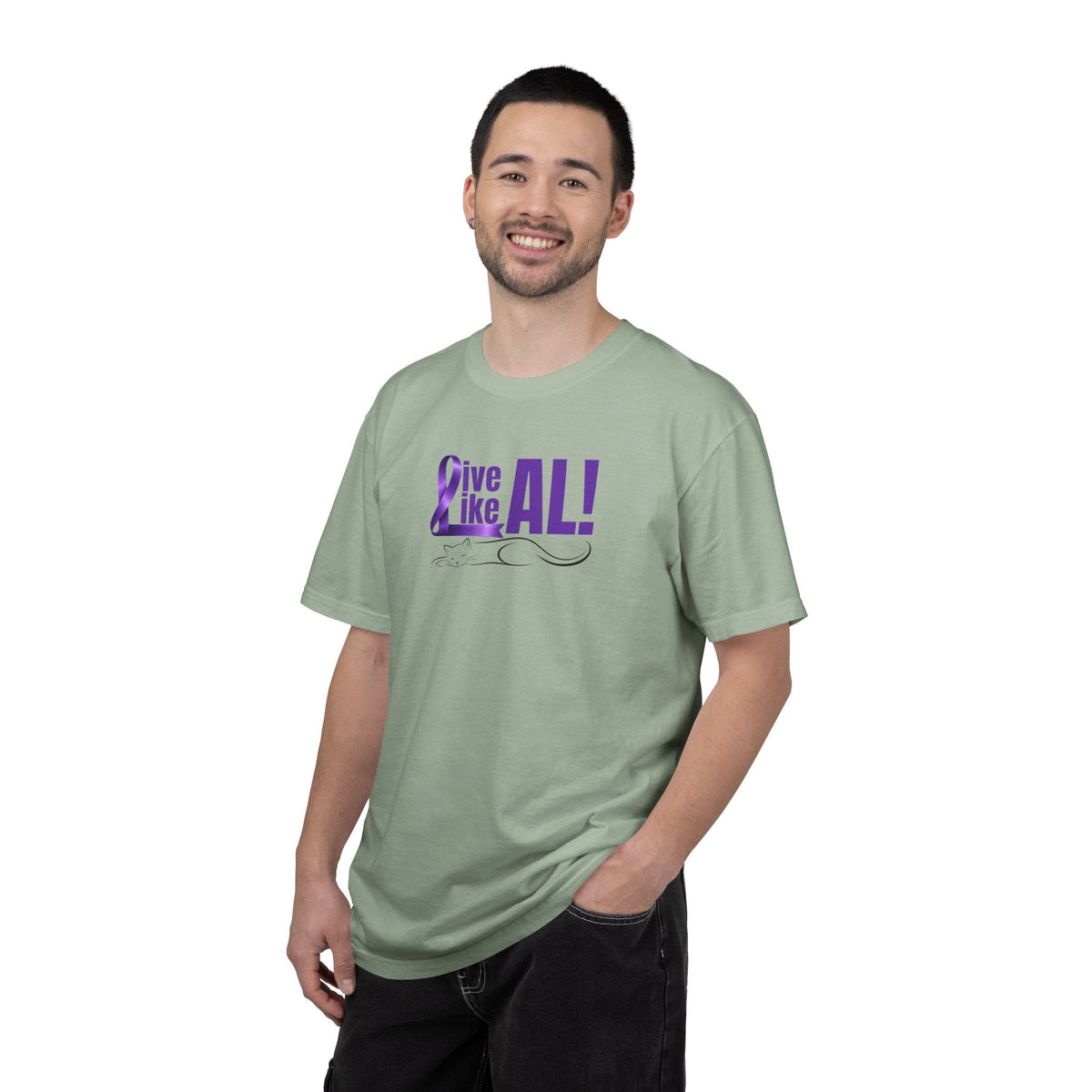 Live Like AL T-Shirt – Epilepsy Awareness Cat Tee - Clothing, Unisex, T-Shirts - EpiAl's Shop