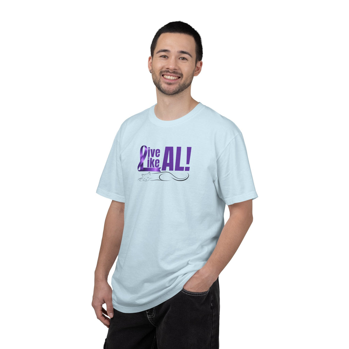 Live Like AL T-Shirt – Epilepsy Awareness Cat Tee - Clothing, Unisex, T-Shirts - EpiAl's Shop