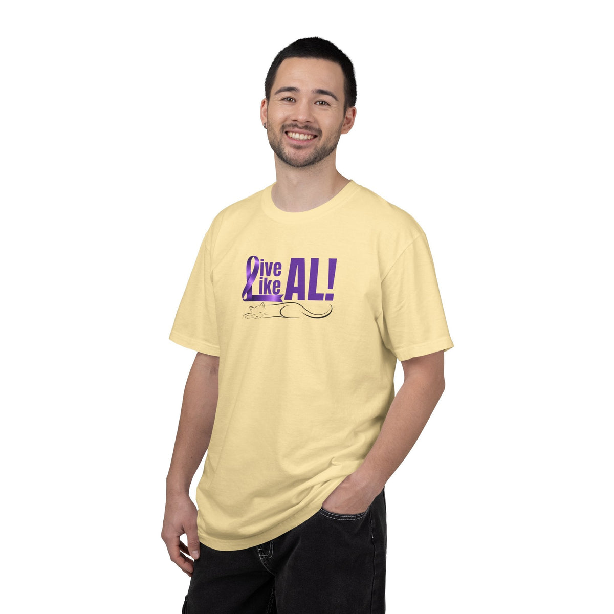 Live Like AL T-Shirt – Epilepsy Awareness Cat Tee - Clothing, Unisex, T-Shirts - EpiAl's Shop