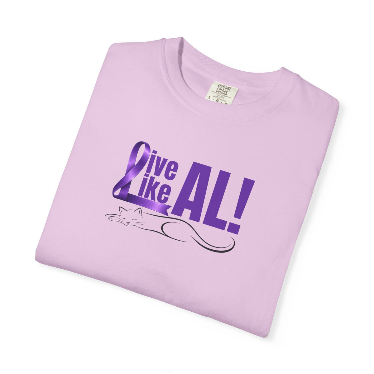 Live Like AL T-Shirt – Epilepsy Awareness Cat Tee - Clothing, Unisex, T-Shirts - EpiAl's Shop