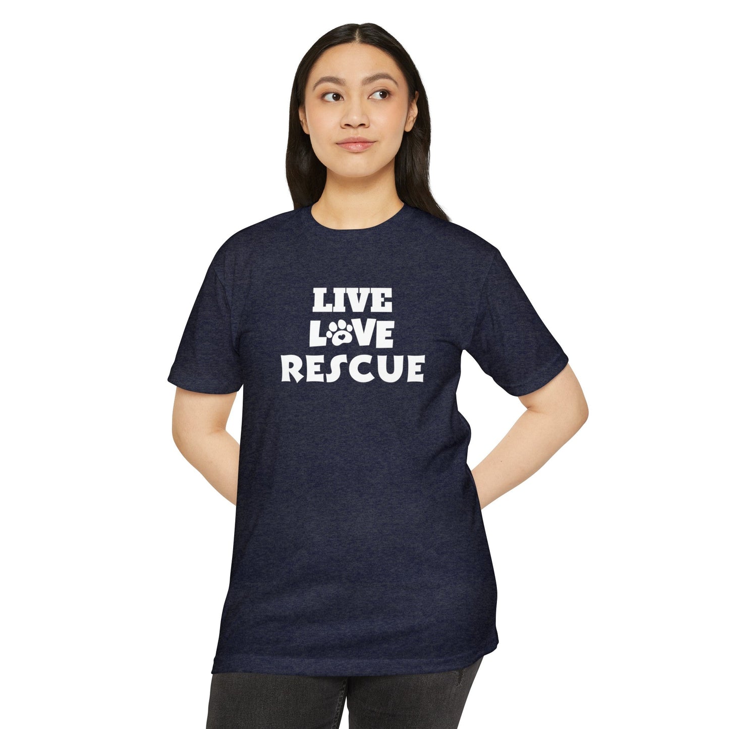 Live Love Rescue Unisex CVC Jersey T - shirt - T - Shirt - Epileptic Al’s Shop