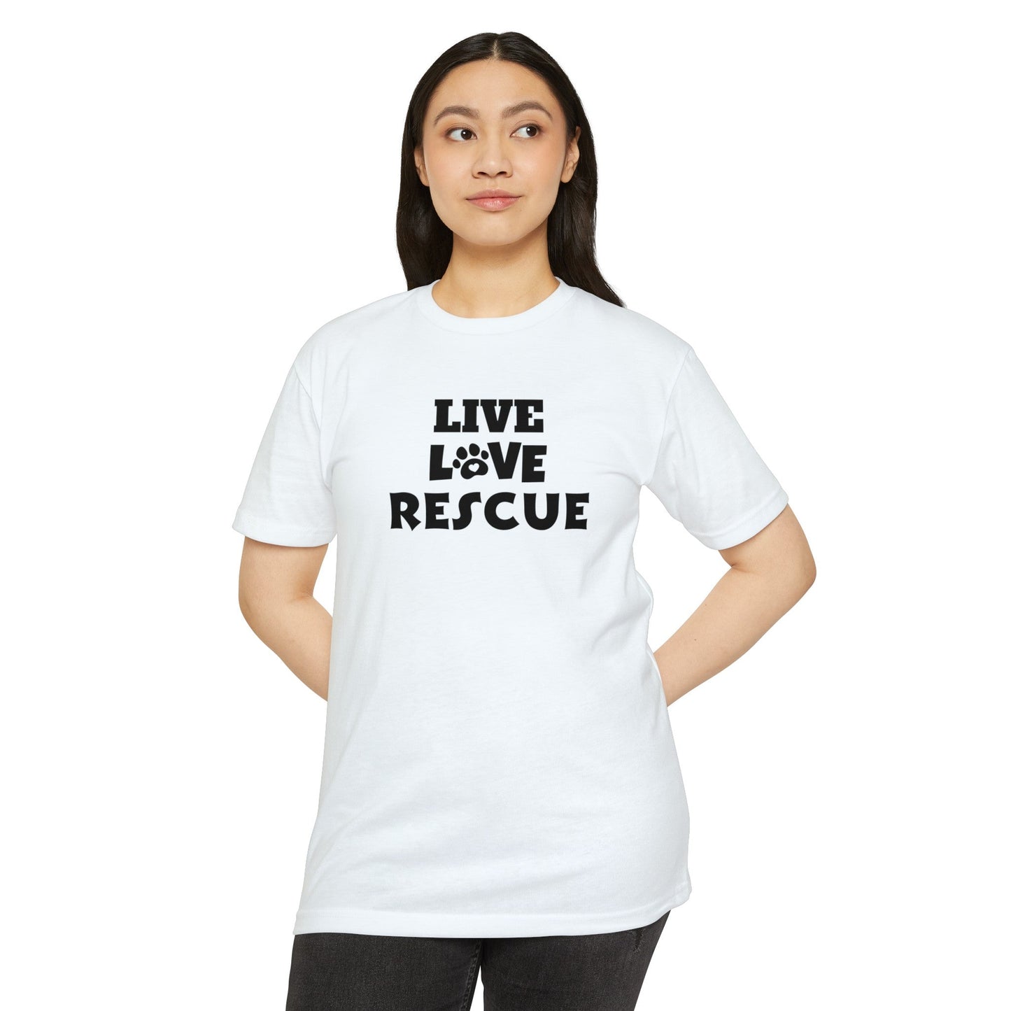 Live Love Rescue Unisex CVC Jersey T - shirt - T - Shirt - Epileptic Al’s Shop