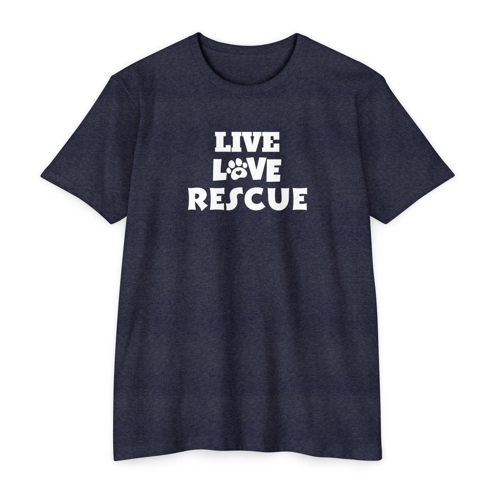 Live Love Rescue Unisex CVC Jersey T - shirt - T - Shirt - Epileptic Al’s Shop