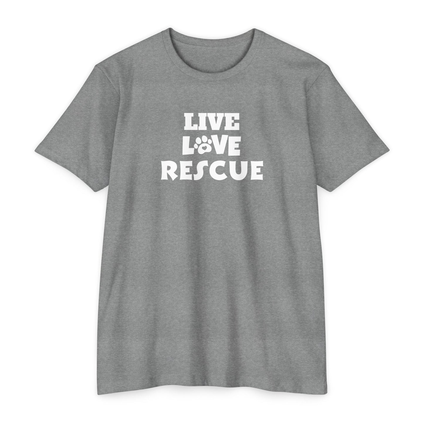 Live Love Rescue Unisex CVC Jersey T - shirt - T - Shirt - Epileptic Al’s Shop
