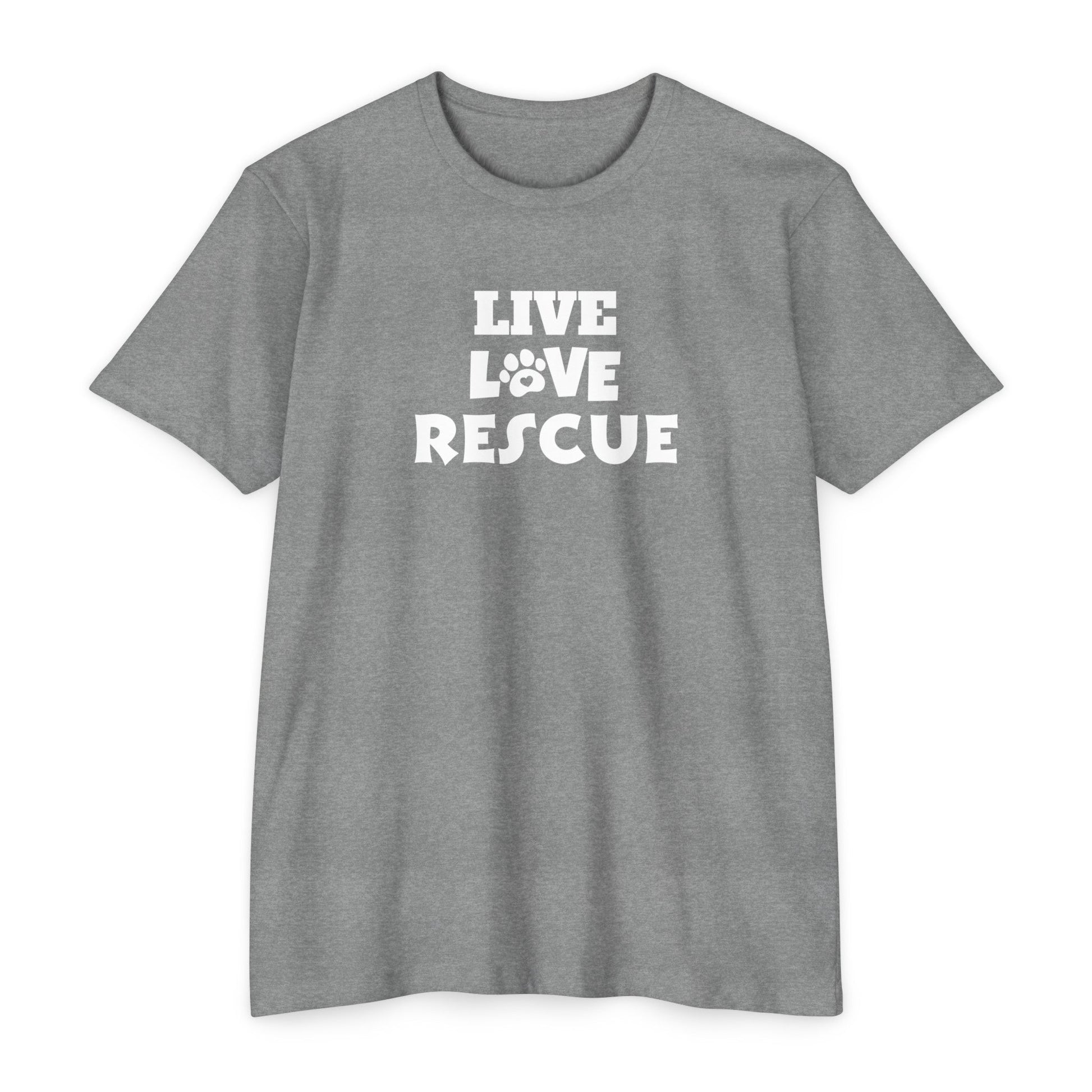 Live Love Rescue Unisex CVC Jersey T - shirt - T - Shirt - Epileptic Al’s Shop