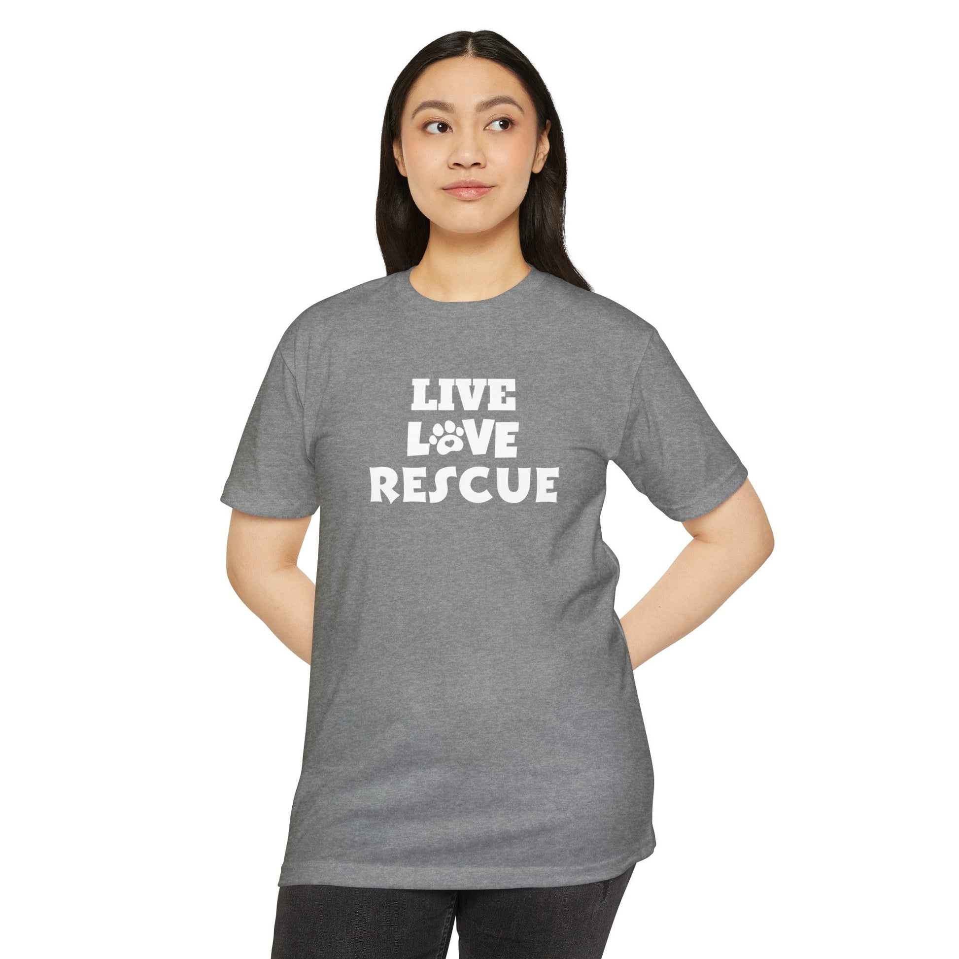 Live Love Rescue Unisex CVC Jersey T - shirt - T - Shirt - Epileptic Al’s Shop