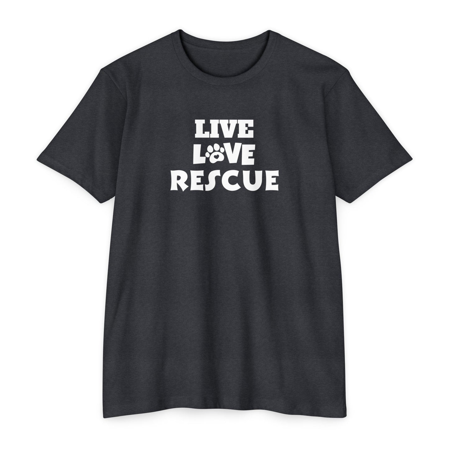 Live Love Rescue Unisex CVC Jersey T - shirt - T - Shirt - Epileptic Al’s Shop
