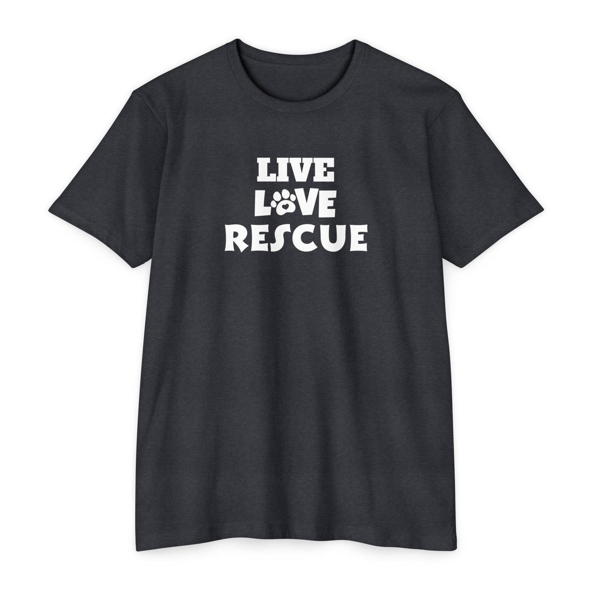 Live Love Rescue Unisex CVC Jersey T - shirt - T - Shirt - Epileptic Al’s Shop