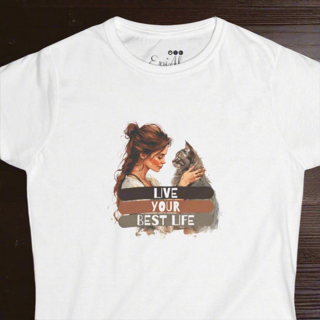 Live Your Best Life Women's Softstyle Tee - Clothing, T-shirts - EpiAl's Shop