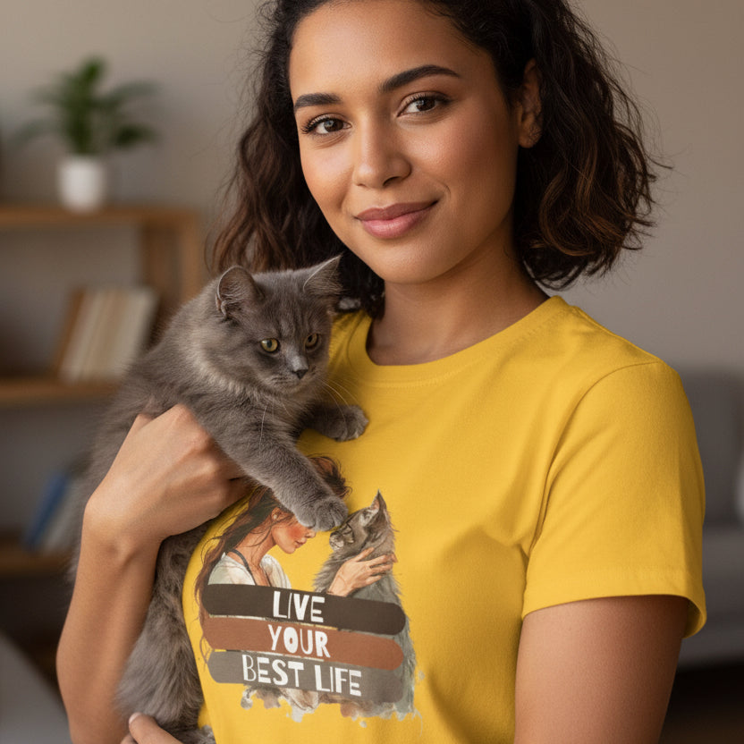 Live Your Best Life Women's Softstyle Tee - Clothing, T-shirts - EpiAl's Shop