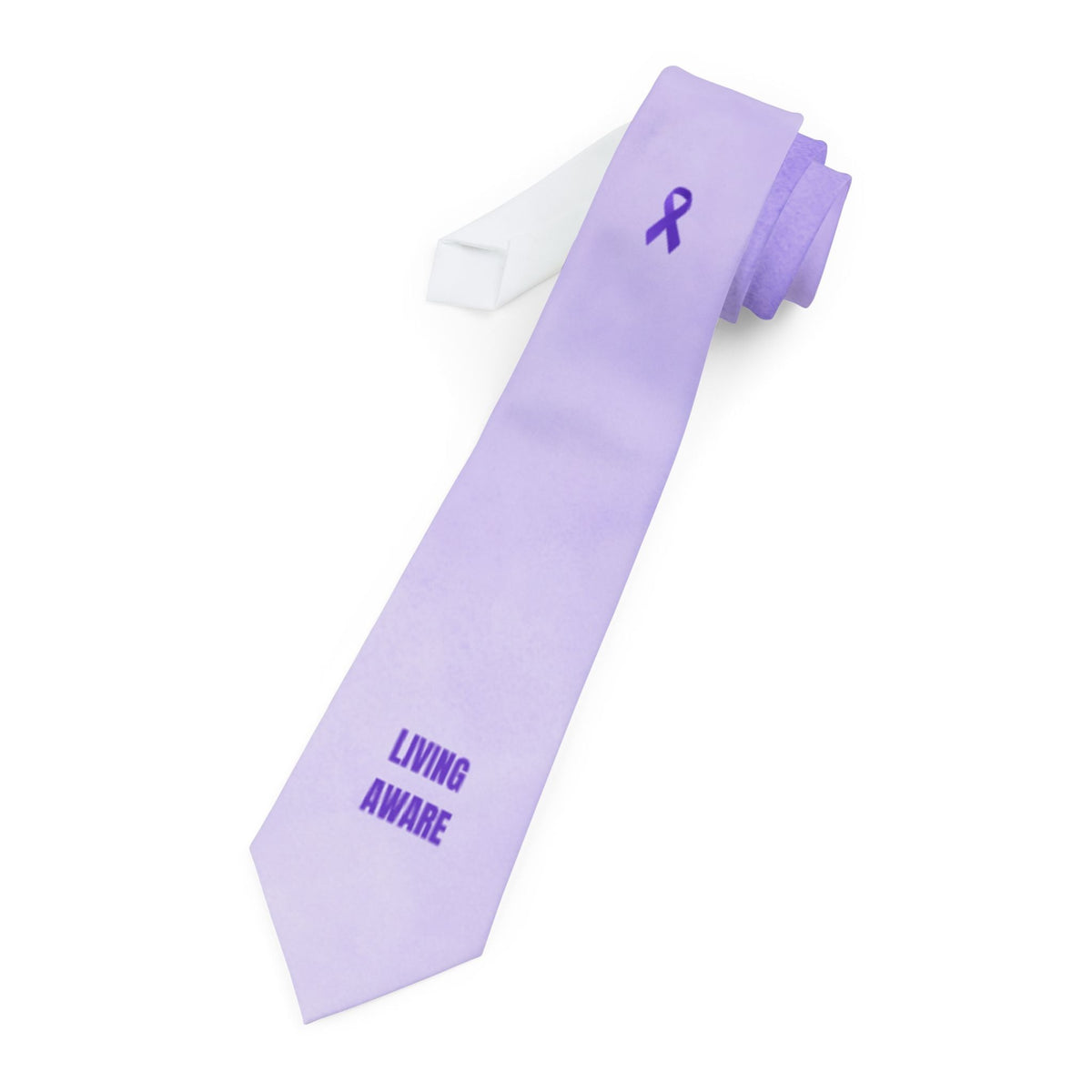 Living Aware Necktie, Quiet Message, Sharp Look - Clothing, Men, Neckties - EpiAl's Shop