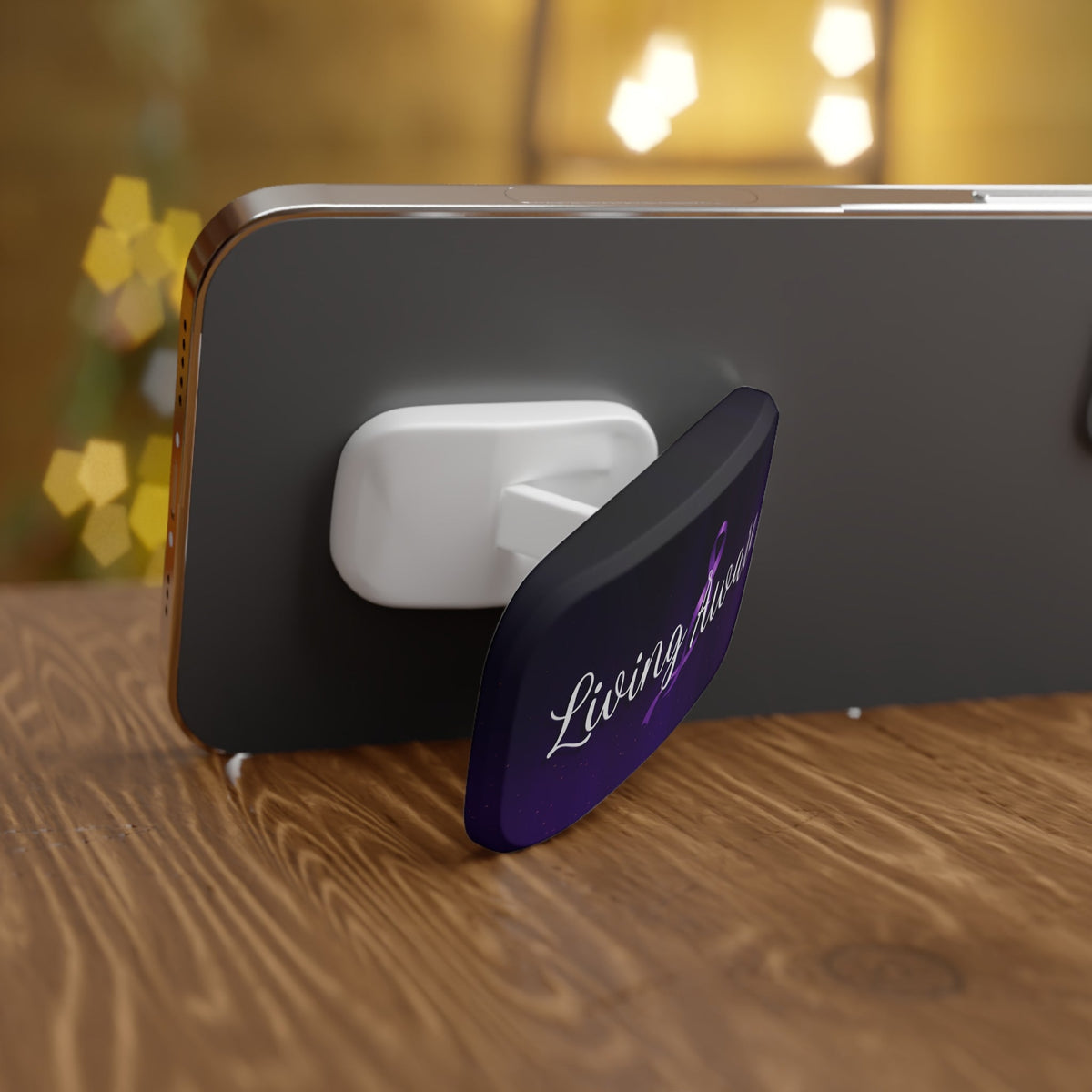 Living Aware Phone Grip & Kickstand – Epilepsy Awareness - Stands, Phone - EpiAl's Shop