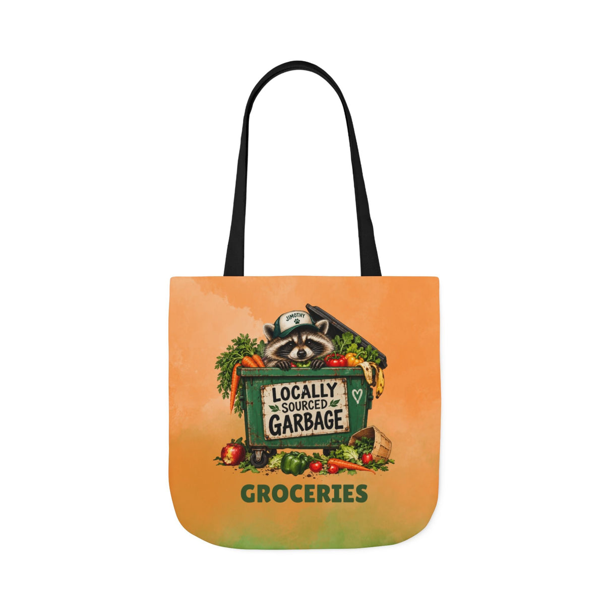 Locally Sourced Garbage Jimothy Grocery Tote Bag - Bags, Tote - EpiAl's Shop