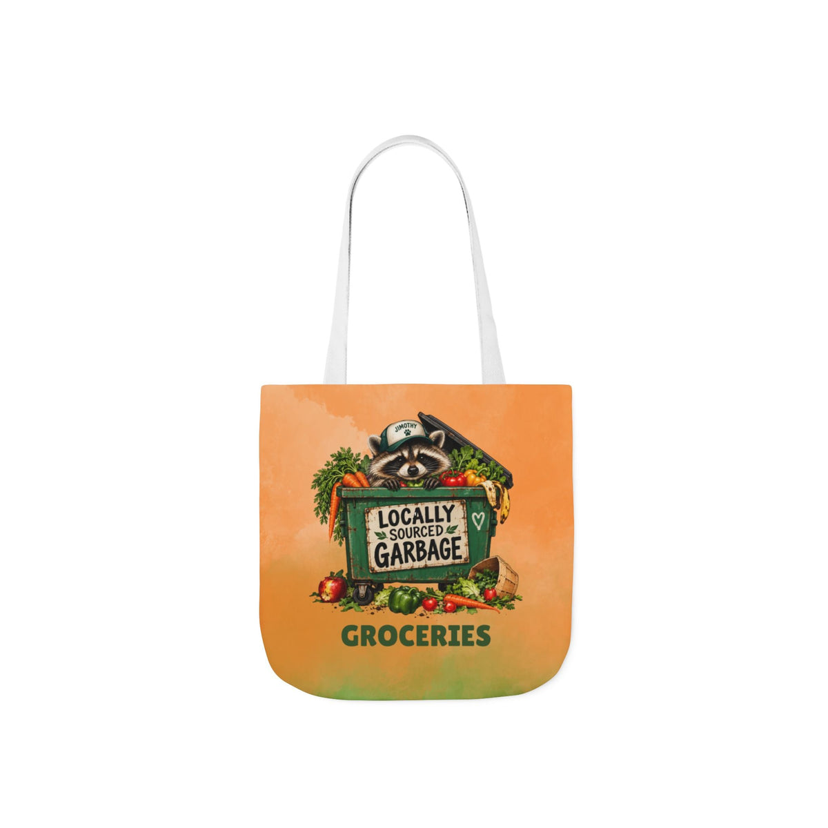 Locally Sourced Garbage Jimothy Grocery Tote Bag - Bags, Tote - EpiAl's Shop