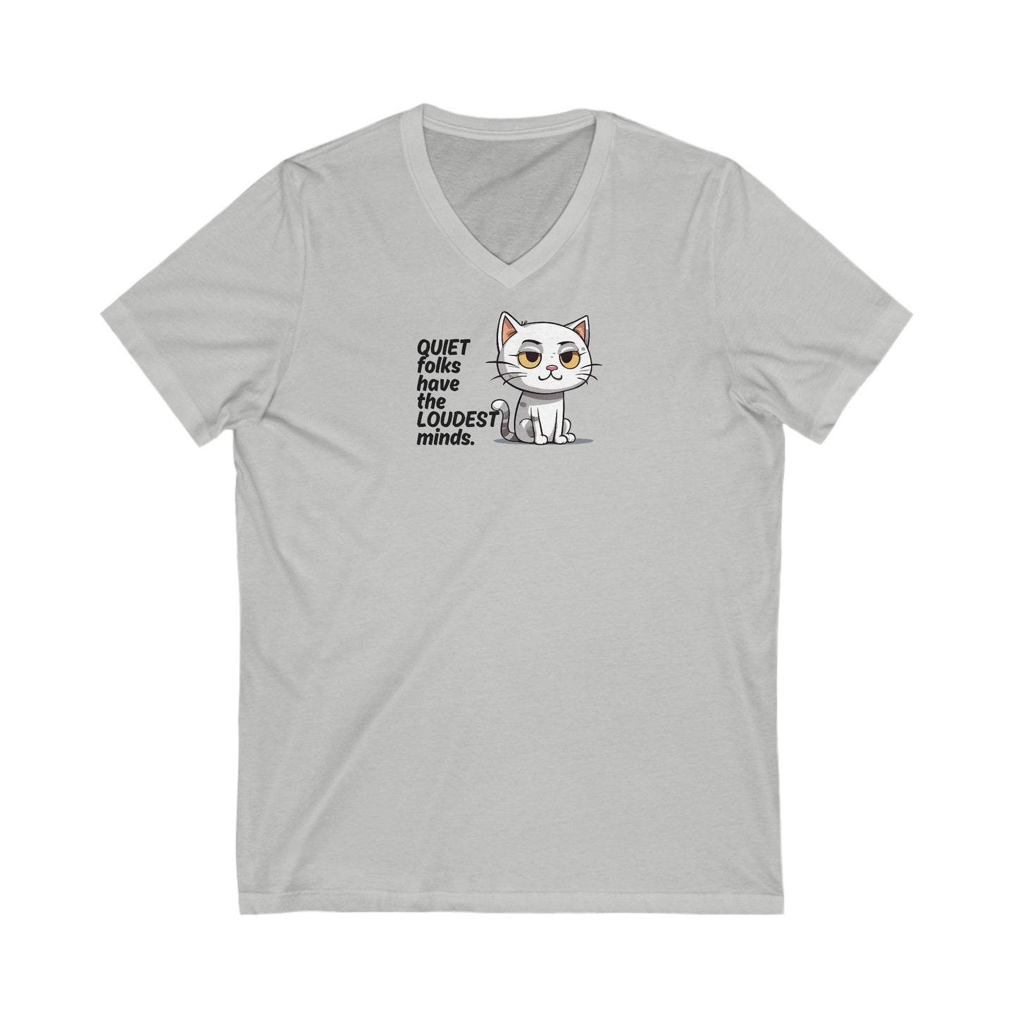 Loud Minds Unisex Jersey Short Sleeve V - Neck Tee - V - neck - Epileptic Al’s Shop