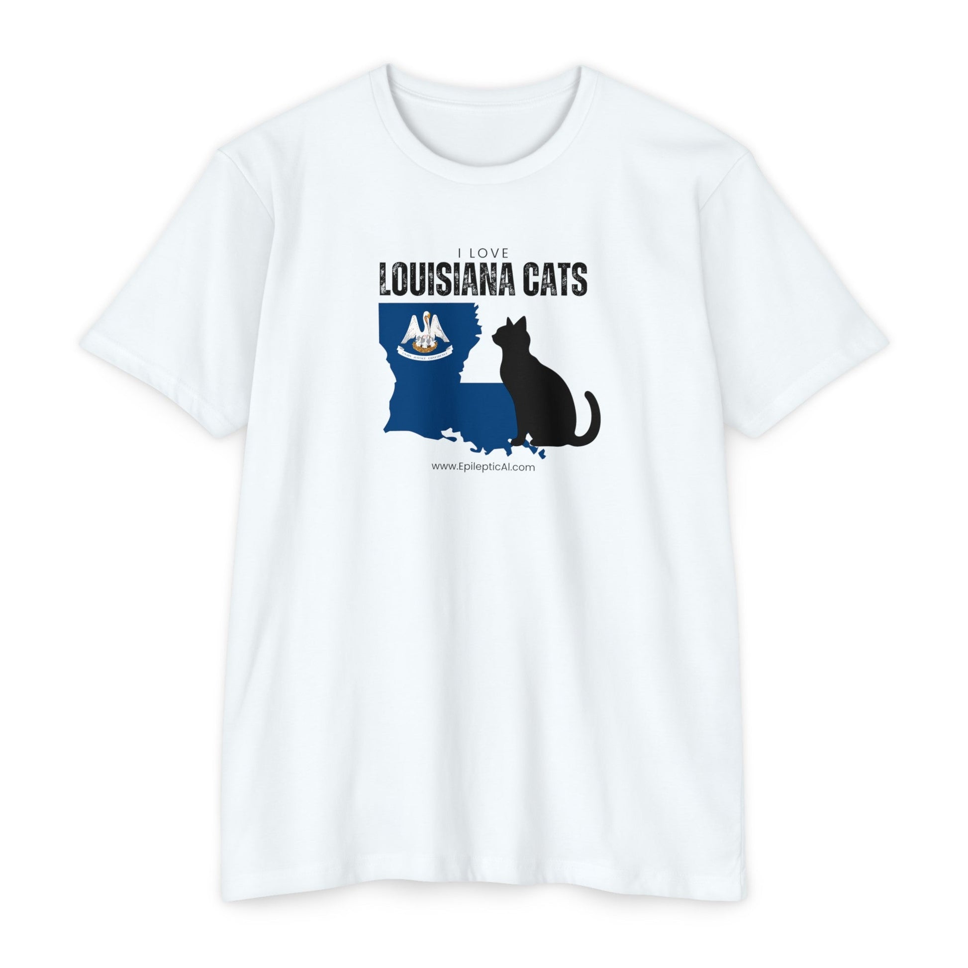 Louisiana Cats Unisex CVC Jersey T - shirt - T - Shirt - Epileptic Al’s Shop