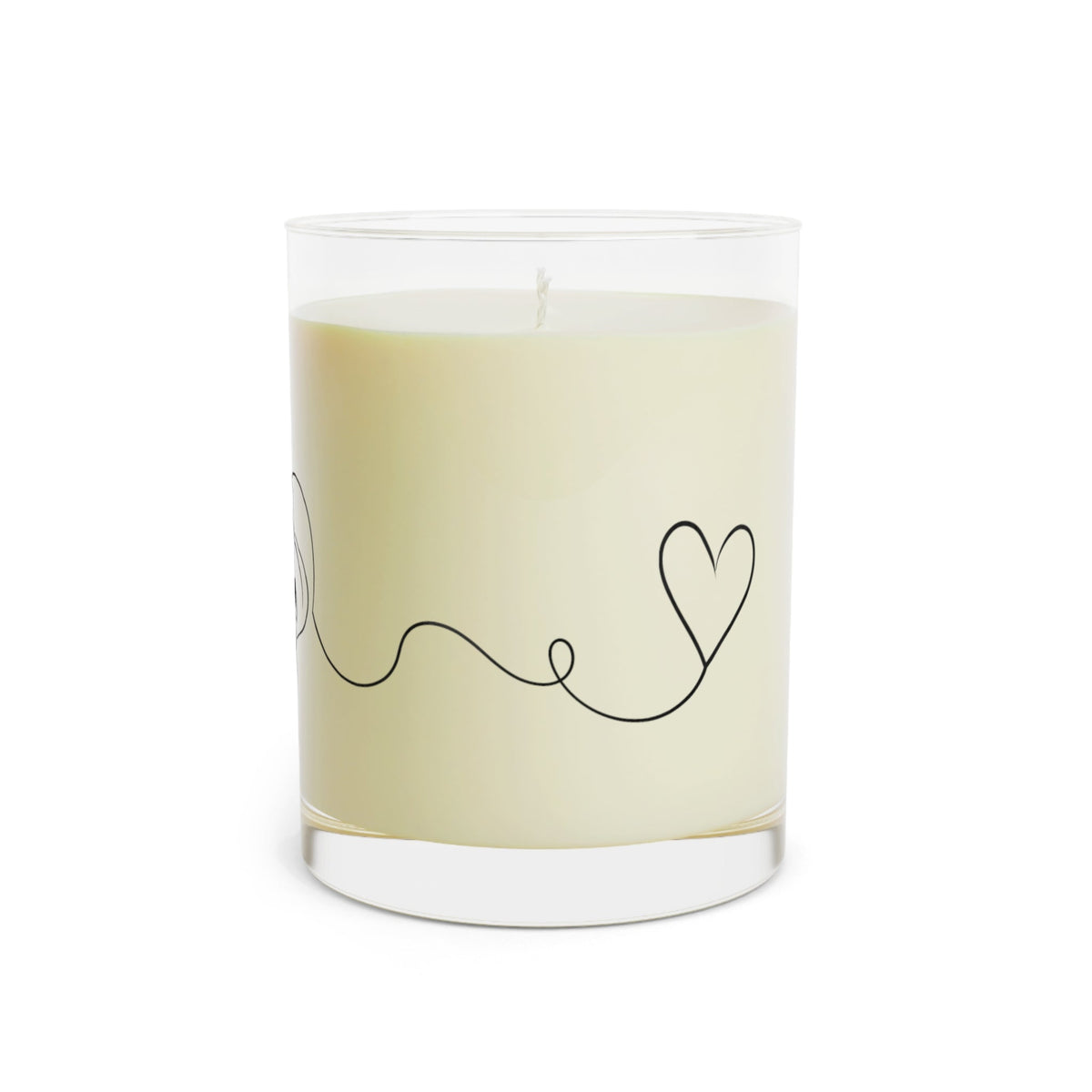 Love Lives Here – Valentine Candle (Couple, Cat & Heart) - Decor, Candles, Scented - EpiAl's Shop