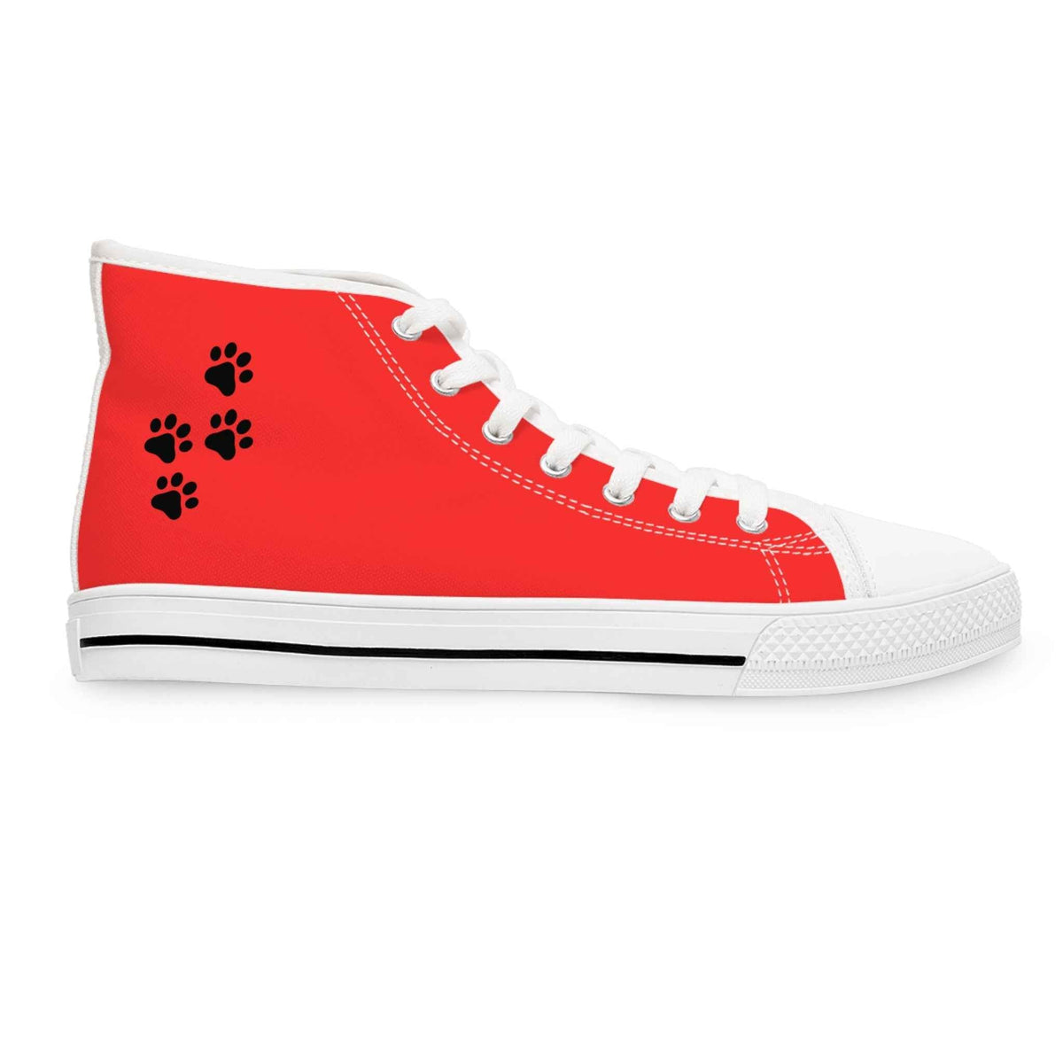 Love & Pawprints High-Top Sneakers – Cat Lover Statement Shoes - Shoes, Sneakers - EpiAl's Shop