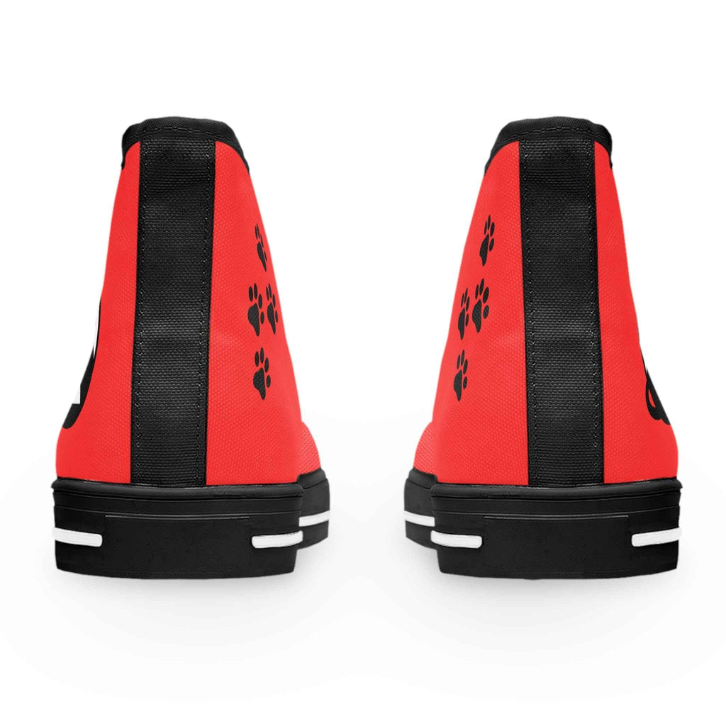 Love & Pawprints High-Top Sneakers – Cat Lover Statement Shoes - Shoes, Sneakers - EpiAl's Shop