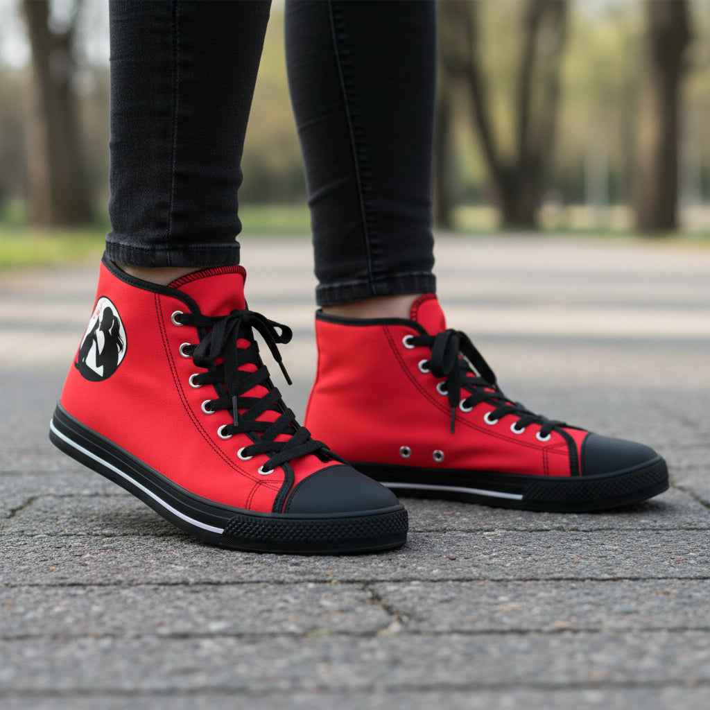 Love & Pawprints High-Top Sneakers – Cat Lover Statement Shoes - Shoes, Sneakers - EpiAl's Shop