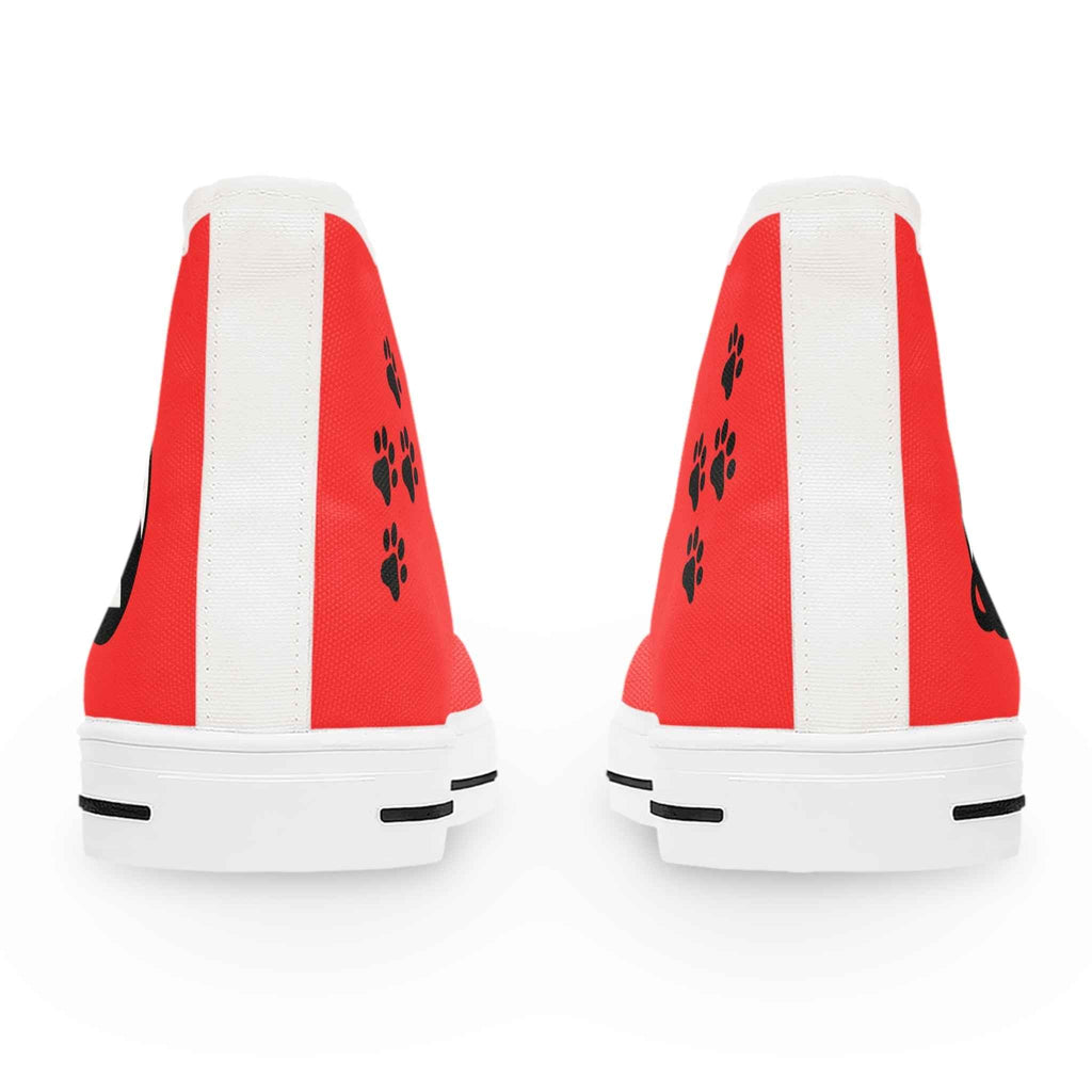 Love & Pawprints High-Top Sneakers – Cat Lover Statement Shoes - Shoes, Sneakers - EpiAl's Shop