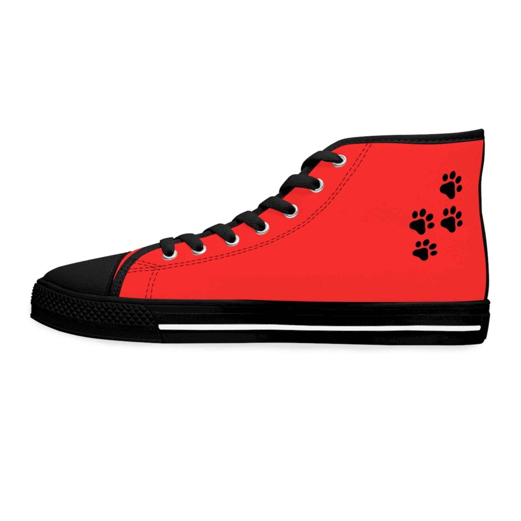 Love & Pawprints High-Top Sneakers – Cat Lover Statement Shoes - Shoes, Sneakers - EpiAl's Shop