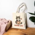 Love Shopping & Cats Tote Bag, Eco - Friendly Canvas - Bags, Tote - EpiAl's Shop
