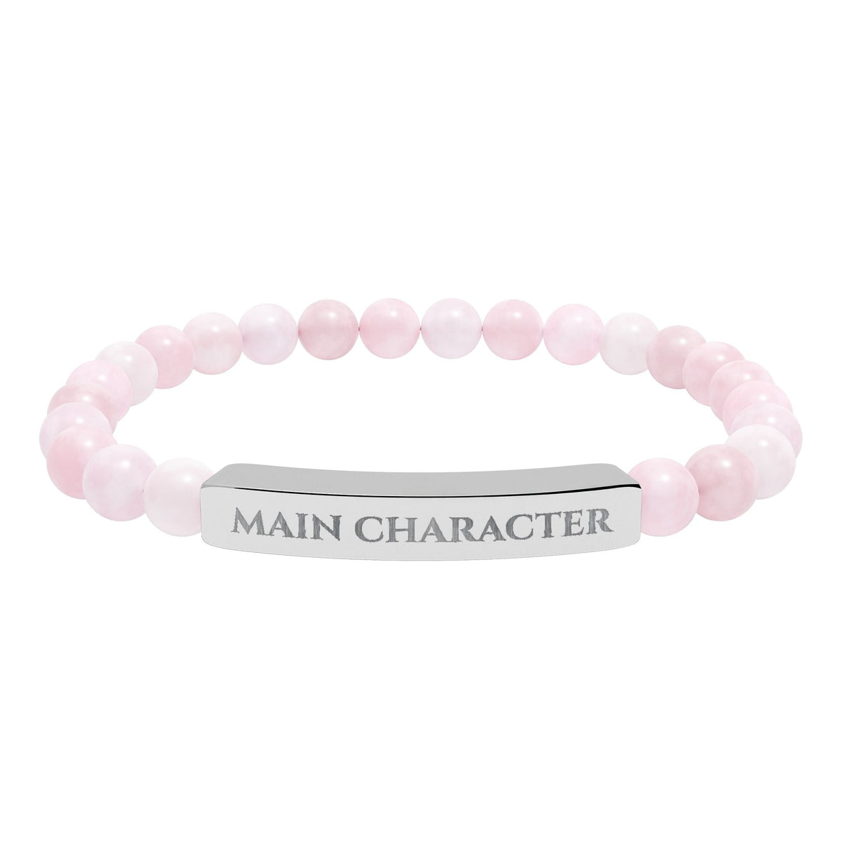 Main Character Natural Stone Engraved Bar Bracelet - Jewelry, Bracelets - EpiAl's Shop
