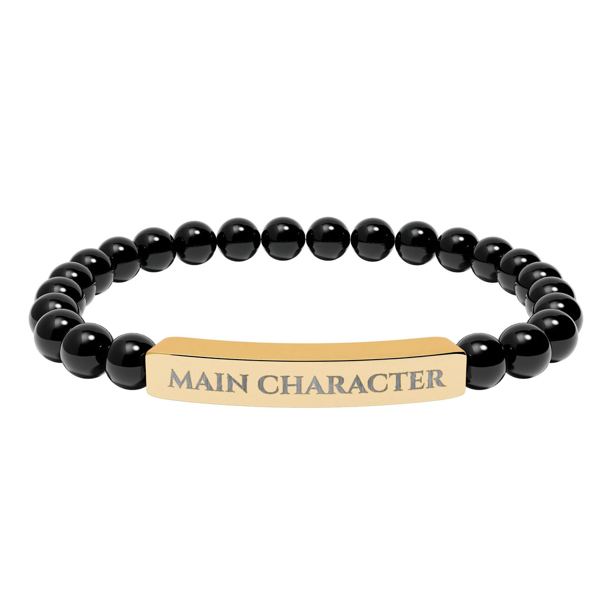 Main Character Natural Stone Engraved Bar Bracelet - Jewelry, Bracelets - EpiAl's Shop