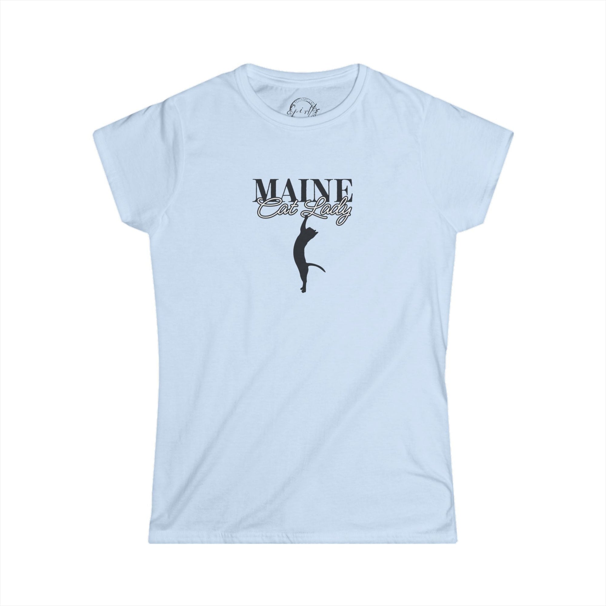 Maine Cat Lady Softstyle Tee - T - Shirt - EpiAl's Shop