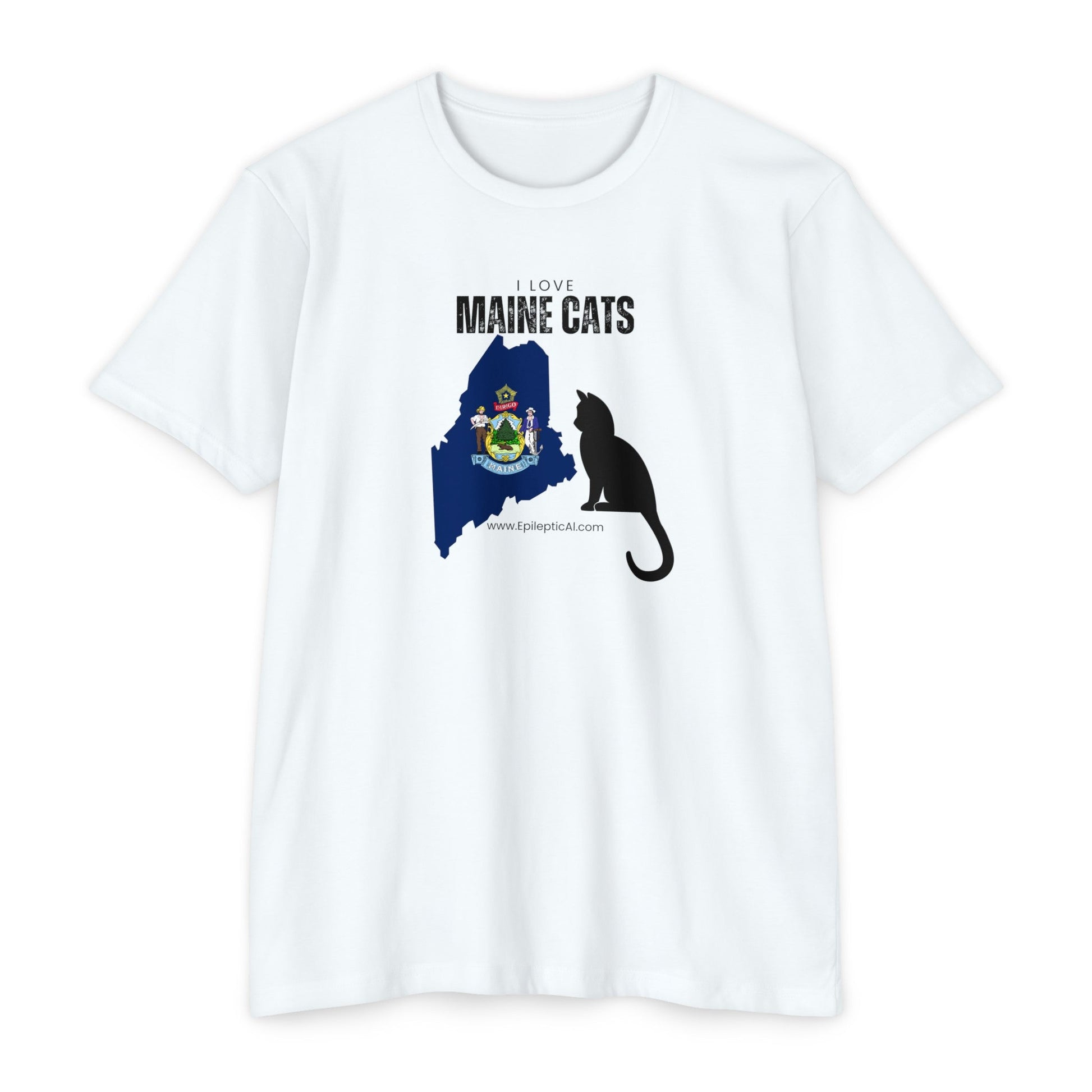 Maine Cats Unisex CVC Jersey T - shirt - T - Shirt - Epileptic Al’s Shop