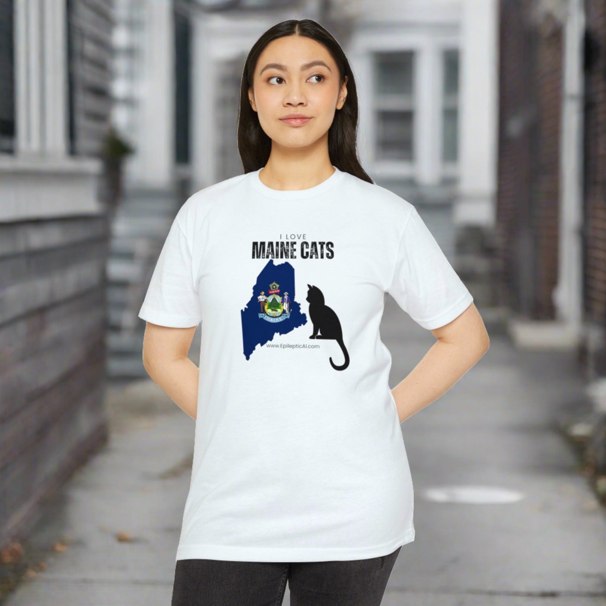 Maine Cats Unisex CVC Jersey T - shirt - T - Shirt - Epileptic Al’s Shop