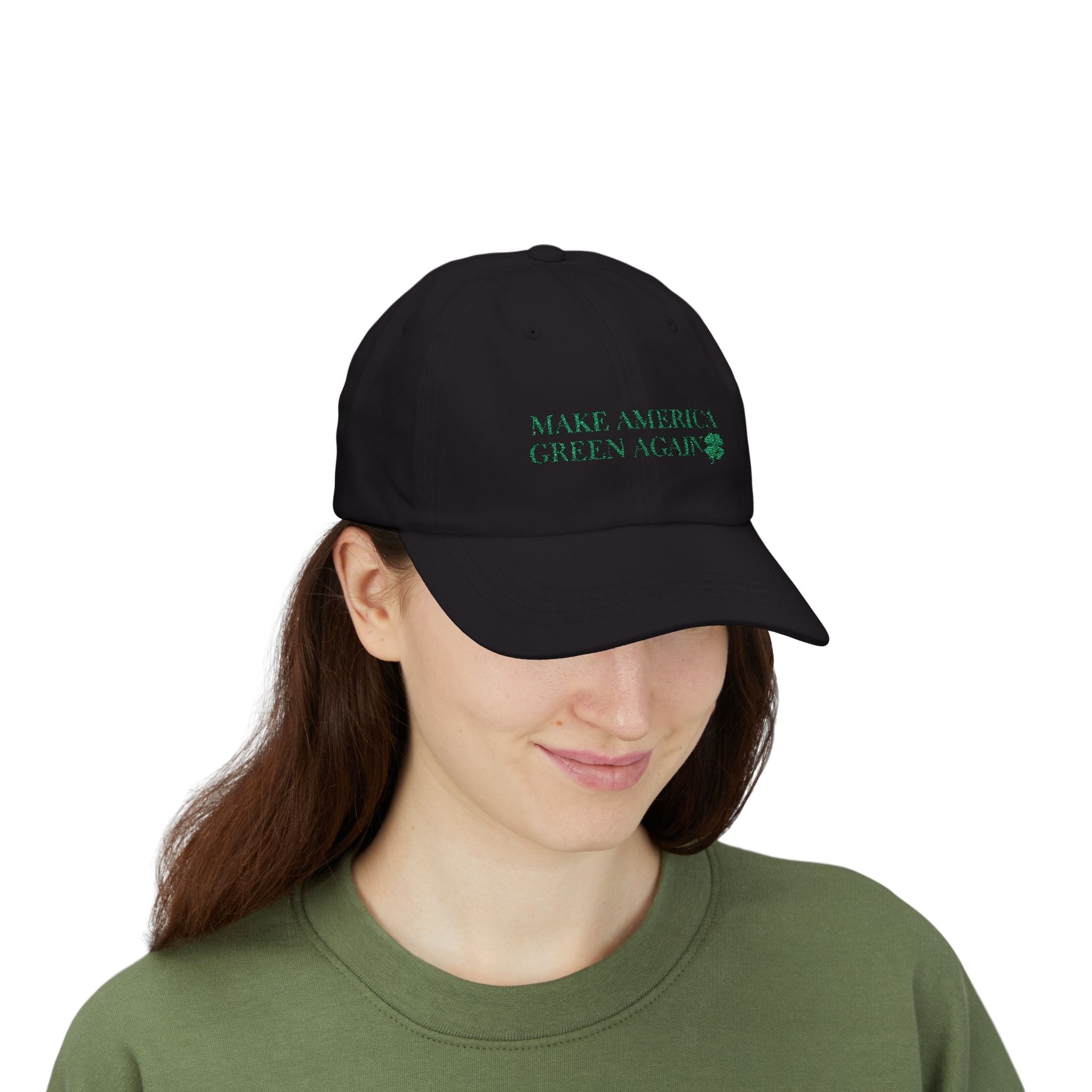 Make America Green Again Classic Dad Cap - Eco - Friendly Style for St. Patrick's Day - Hats, Baseball & Trucker - EpiAl's Shop