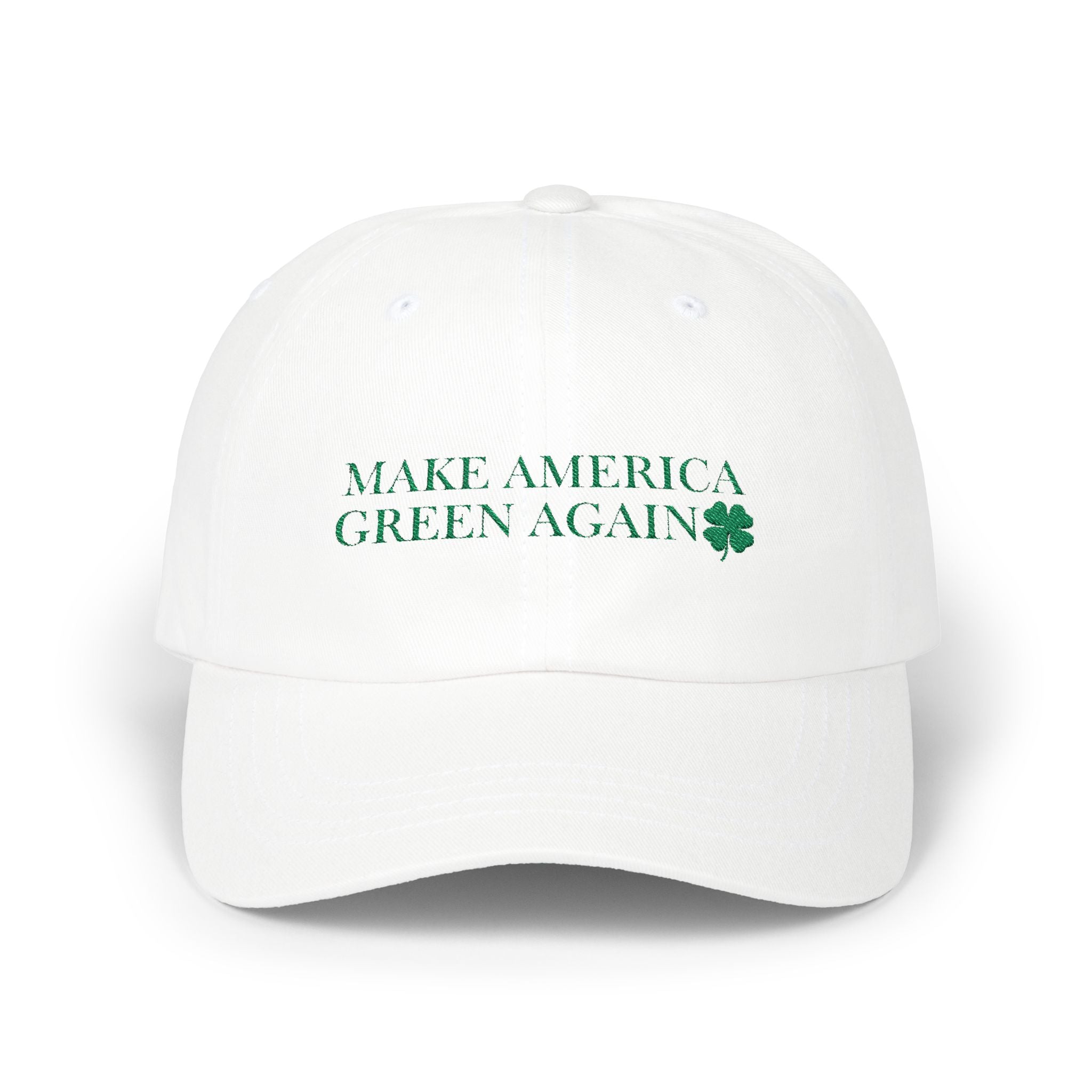 Make America Green Again Classic Dad Cap - Eco - Friendly Style for St. Patrick's Day - Hats, Baseball & Trucker - EpiAl's Shop