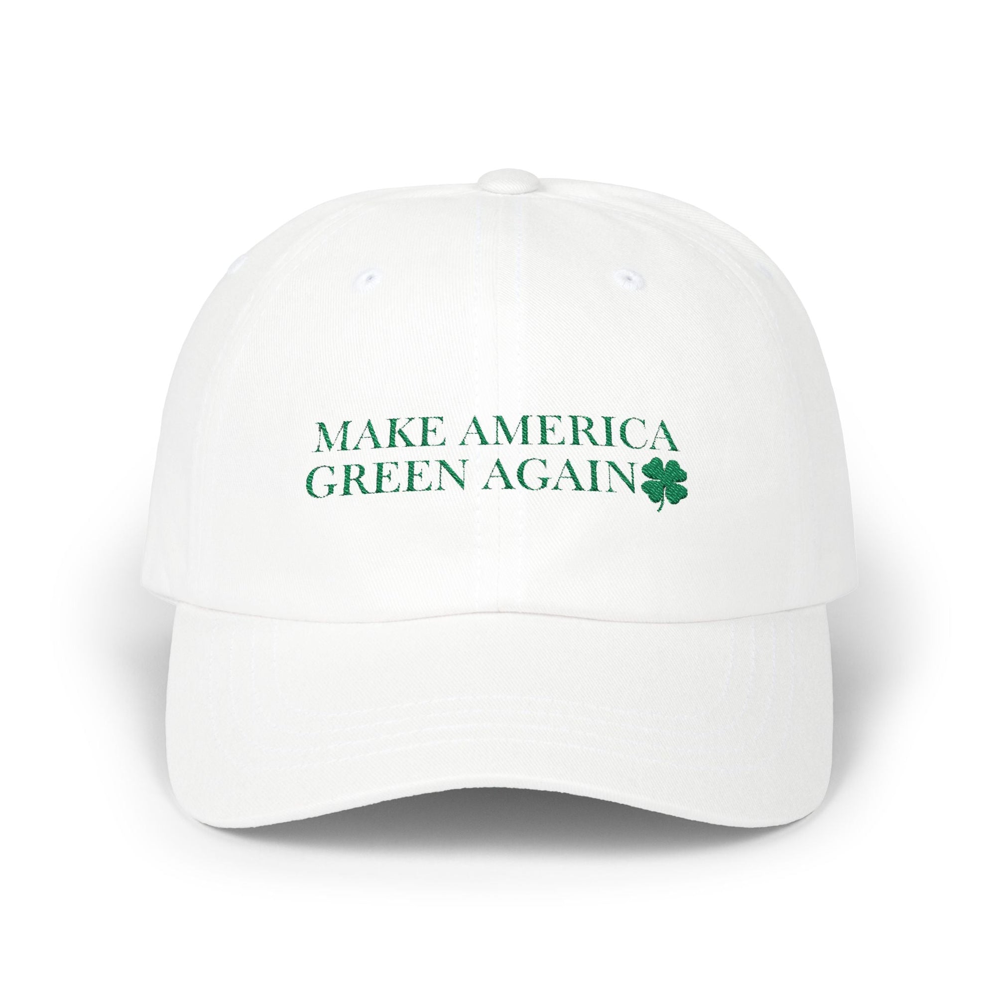 Make America Green Again Classic Dad Cap - Eco - Friendly Style for St. Patrick's Day - Hats, Baseball & Trucker - EpiAl's Shop