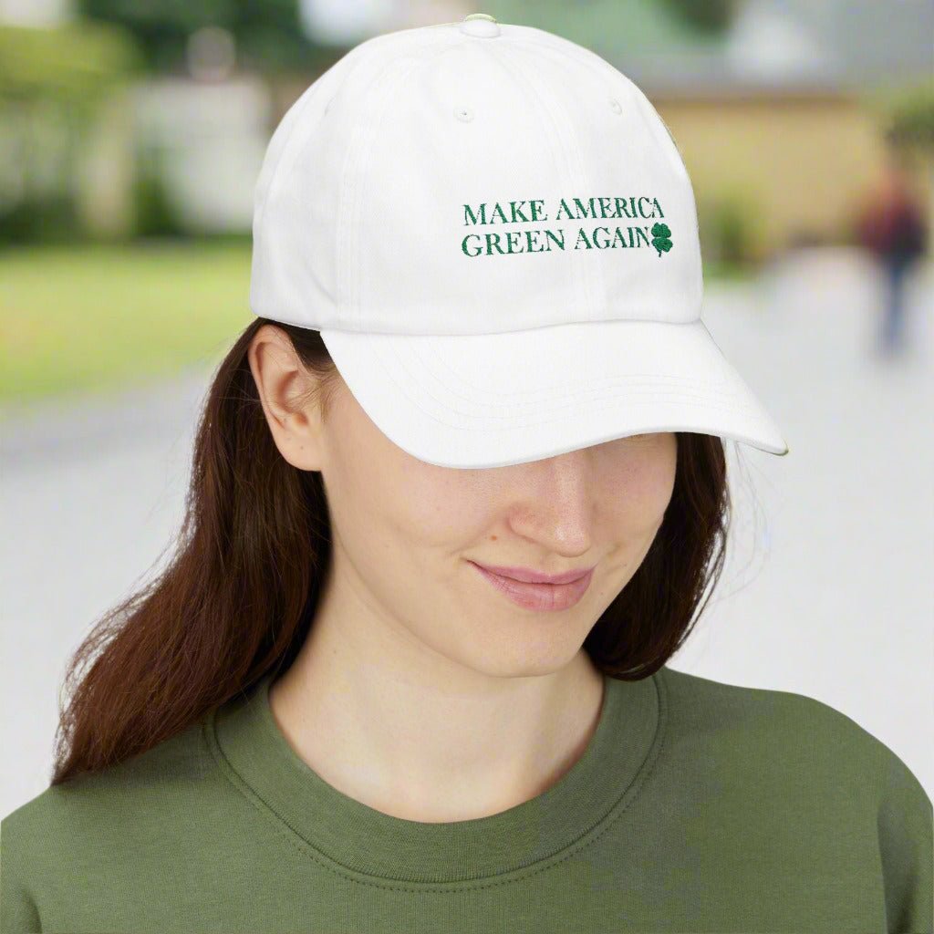 Make America Green Again Classic Dad Cap - Eco - Friendly Style for St. Patrick's Day - Hats, Baseball & Trucker - EpiAl's Shop