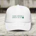 Make America Green Again Foam Trucker Hat - Stylish and Fun for St. Patrick's Day Celebration - Hats, Baseball & Trucker - EpiAl's Shop