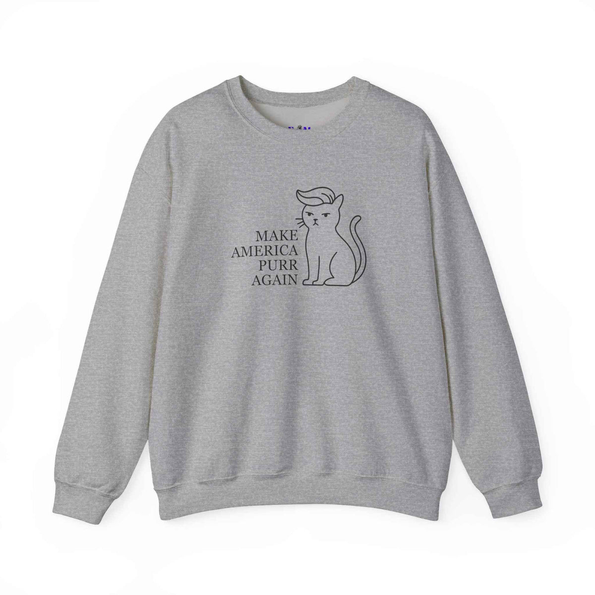 “Make America Purr Again” Parody Cat Sweatshirt - Clothing, Unisex, Sweatshirts - EpiAl's Shop
